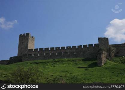 Part of Belgrade fortress Kalemegdan in Serbia