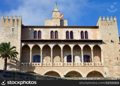 Part of Mallorca cathedral, in Palma de Mallorca, Spain