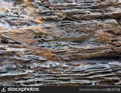 Part of rock close up. Nature background.