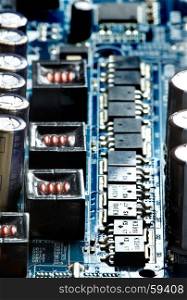 Part of the motherboardPart of the motherboard, similar to the street of the city in Gray and Blue Colors.