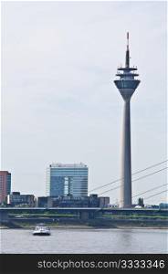 part of the skyline of the german city Duesseldorf