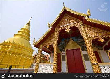 part of the temple Wat Phra That Haripunchai in Lamphun