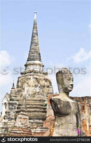 part of the Wat Si Sanphet in Ayutthaya