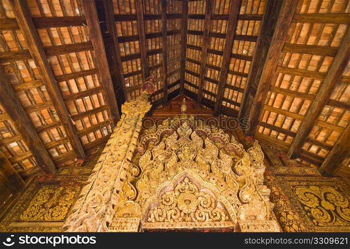 part of Wat Phra That Lampang Luang in Thailand