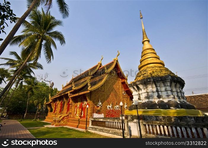 part of Wat Phra That Lampang Luang in Thailand