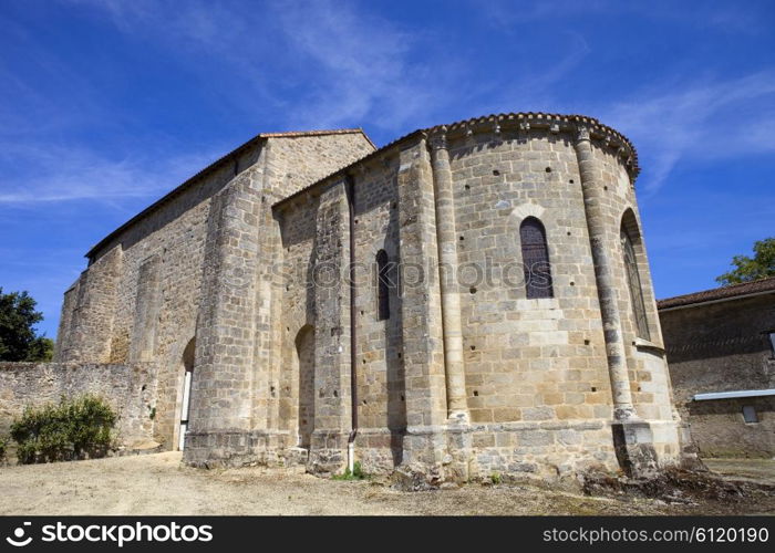 Parthenay ancient gothic church, Poitou-Charentes, France