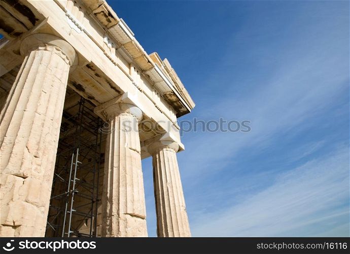 Parthenon on the Acropolis in Athens, Greece