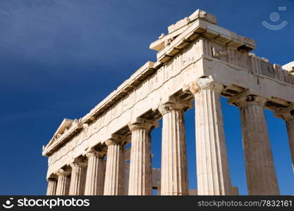 Parthenon on the Acropolis in Athens, Greece