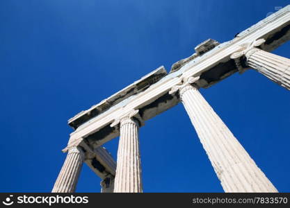 Parthenon on the Acropolis in Athens, Greece