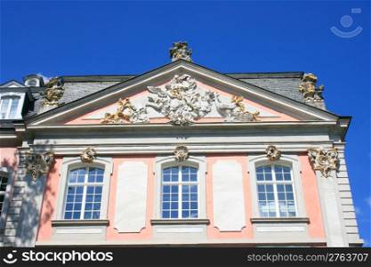 Partial view of the Electoral Palace in Trier, Germany