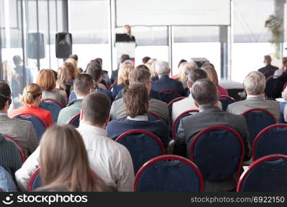 Participants at the professional or business conference