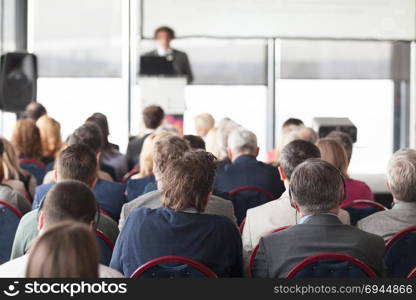 Participants at the professional or business conference