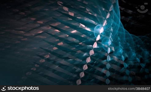 particle motion background. Loop