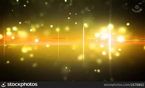 Particles and optical flares gold loop