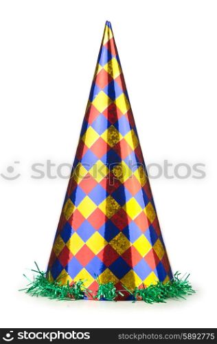 Party hat isolated on the white