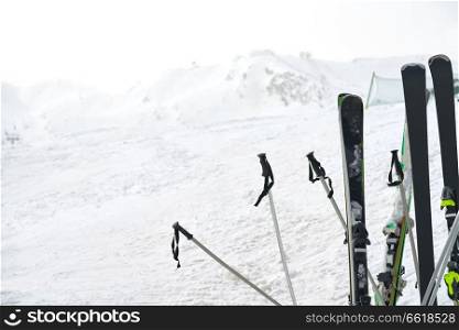 Pas de la Casa ski resort of Andorra in Grandvalira sector