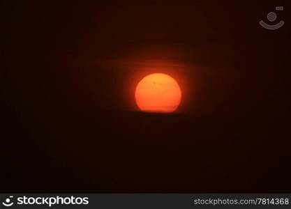 Passage of Venus across the disk of the Sun 06.06.2012