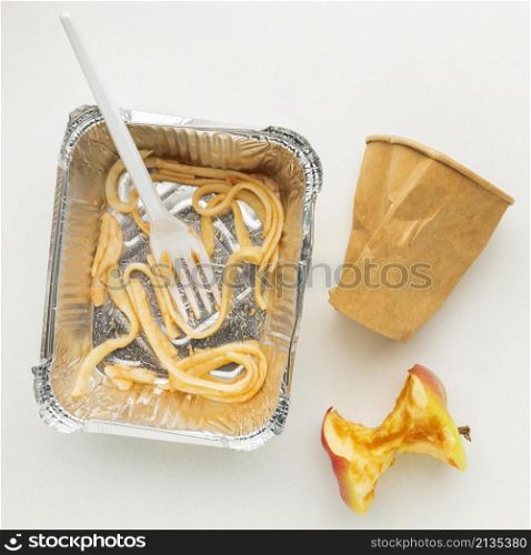 pasta apple leftover food waste