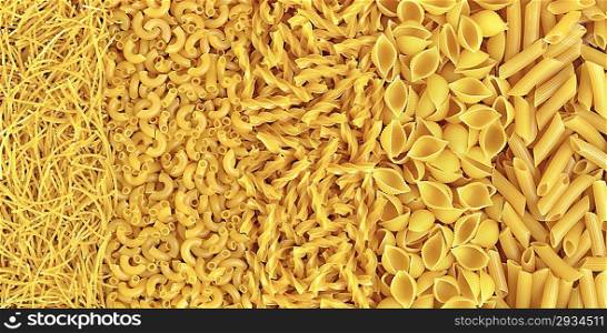 Pasta from firm grades of wheat.