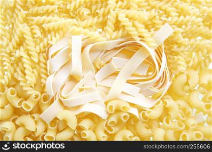 Pasta isolated on white background