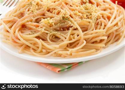 pasta spaghetti macaroni isolated on white background