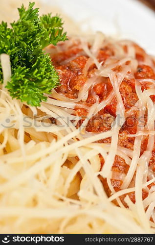 pasta with meat