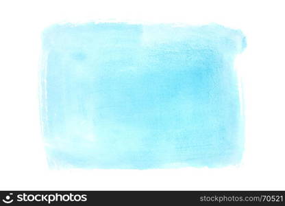 Pastel cyan watercolor background - space for your own text