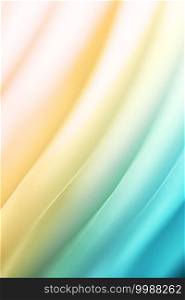 Pastel wavy abstract structure made of paper sheets