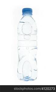 Pastic transparent water bottle
