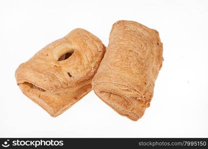 Pastry on isolated white background