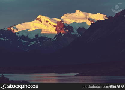 Patagonia landscapes in Southern Argentina