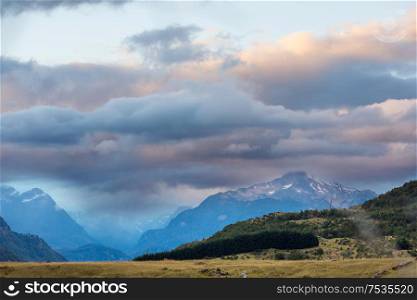 Patagonia landscapes in Southern Argentina