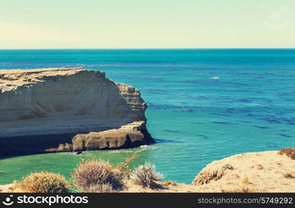 Patagonian Coast in Argentina