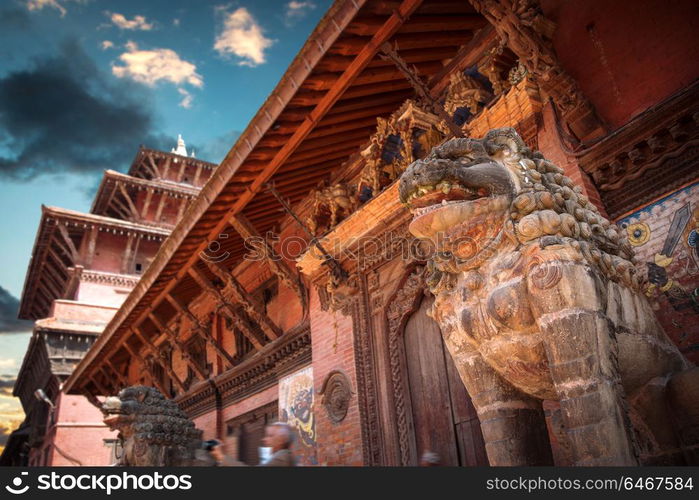 Patan .Ancient city in Kathmandu Valley. Nepal