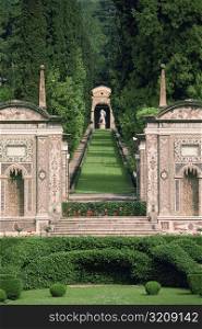 Path in a garden, Villa d Este, Lake Como, Lombardy, Italy