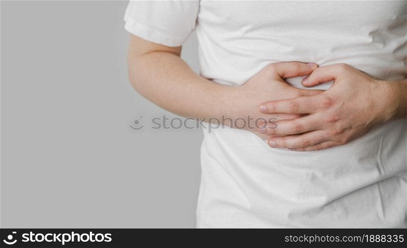 patient experiencing stomachache . Resolution and high quality beautiful photo. patient experiencing stomachache . High quality and resolution beautiful photo concept