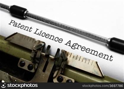 Patient license agreement