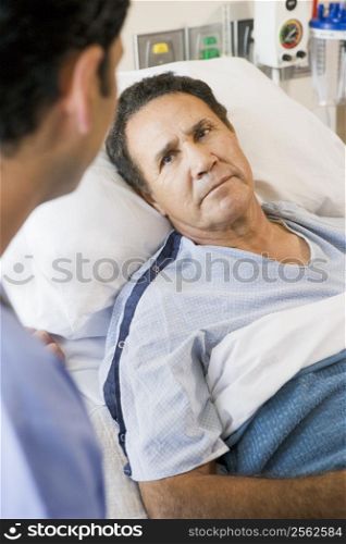 Patient Looking At Doctor