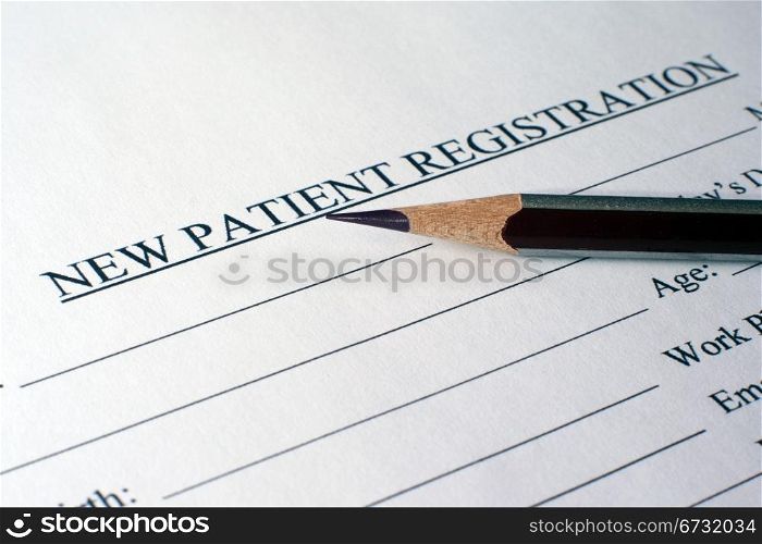 Patient registration form