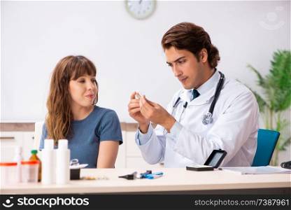Patient with hearing problem visiting doctor otorhinolaryngologist. Patient with hearing problem visiting doctor otorhinolaryngologi