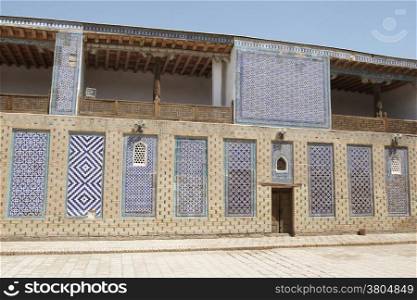 Patio of the Toshxovli Palace, Khiva Uzbekistan, Asia