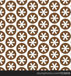 Pattern background Asterisk Footnote sign icon
