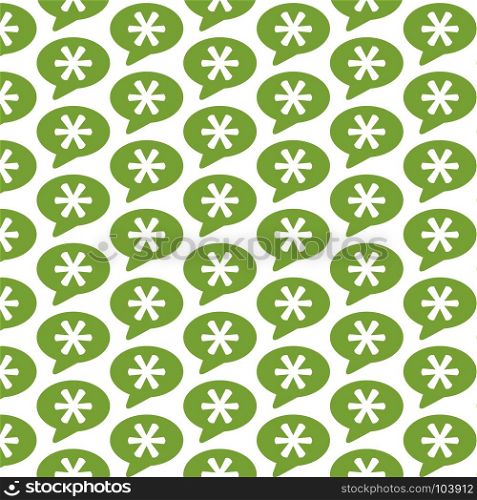 Pattern background Asterisk Footnote sign icon