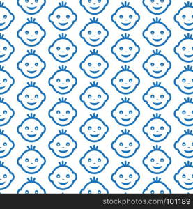 Pattern background Baby Face Emotion Icon