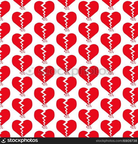 Pattern background Broken Heart Icon