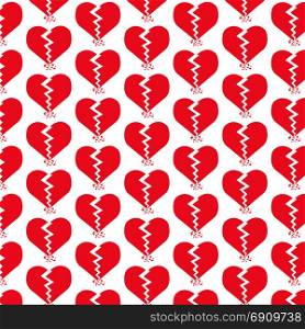 Pattern background Broken Heart Icon
