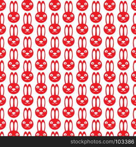 Pattern background bunny rabbit icon