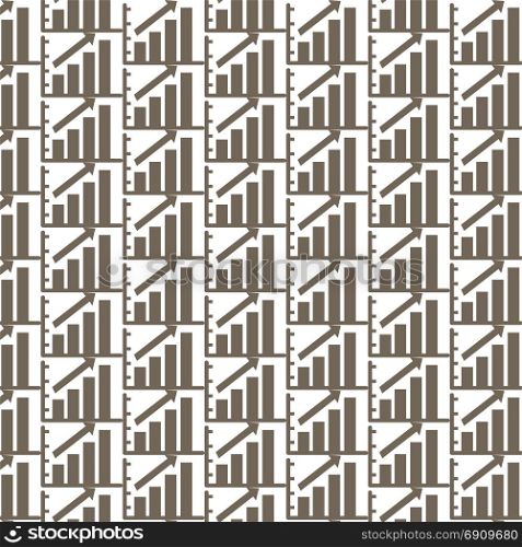 Pattern background Business graph icon