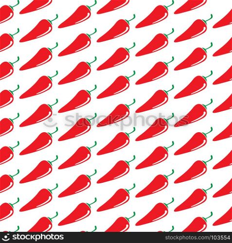 Pattern background chilli pepper icon