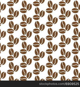 Pattern background coffee beans Icon